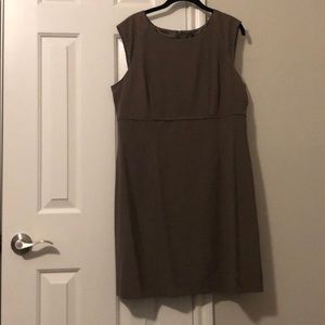 Tahari brown dress - 14 petite